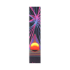 D'Addario 50RUN80 Outrun Polyester Guitar Strap Neon Stars