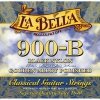 La Bella 900B struny gitary klasycznej półszlify czarne złote