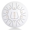 Hluru-Wangyou THF11-10 White Tongue Drum 11 notes 10