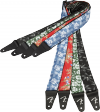 Fender Hawaiian Strap Black Floral