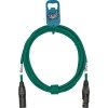 GoodDrut XLRm-XLRf 3m zielony kabel mikrofonowy