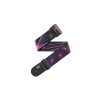 D'Addario 50RUN80 Outrun Polyester Guitar Strap Neon Stars