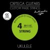 Ortega UKABK-SO Black Nylon Authentic Struny ukulele 26/28