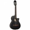 Ortega RCE125SBK-3/4 Satin Black Thinline Family series gitara elektro-klasyczna