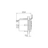 Roxtone RX3FD-BG Gniazdo XLR tablicowe panelowe
