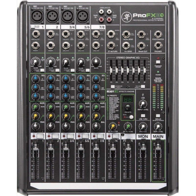 Mackie ProFX8 アナログミキサー Amazon | MACKIE マッキー アナログミキサー ProFX8 国内正規品