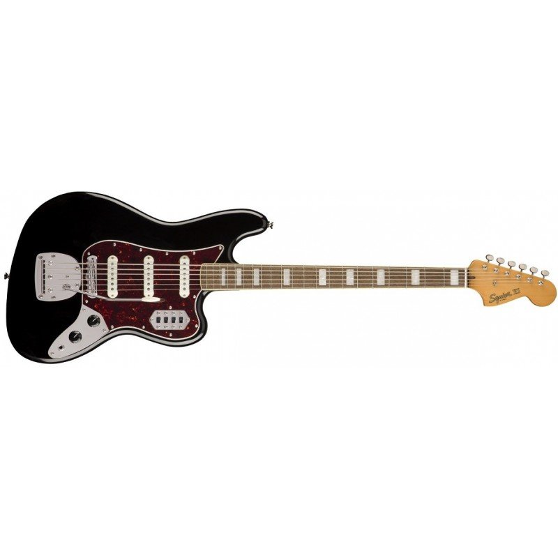 Squier by Fender Affinity Series Jazz Bass VI Black Metallic