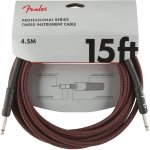 Fender 099-0820-064 Professional Series kabel 4,5m Red Tweed