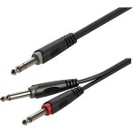 Roxtone RAYC100L3 kabel audio jack- 2x jack 3m