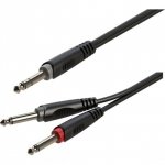 Roxtone RAYC100L1 kabel audio jack- 2x jack 1m