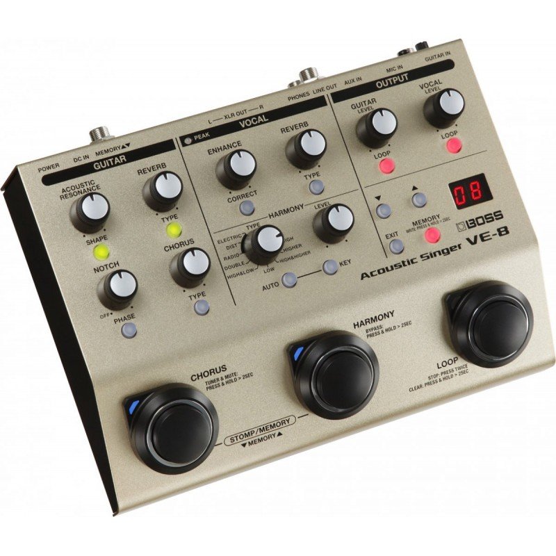 限定セール Boss harmonizer VE-8 Singer Acoustic ギター