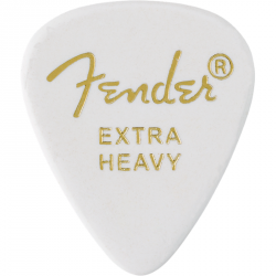 Fender Classic Celluloid White 351 Shape Extra Heavy 12 Count