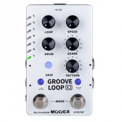 Mooer Groove Loop X2 Stereo Looper Drum Machine