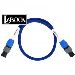 Laboga Way of Power 0,75m kabel głośnikowy SPEAKON BLUE