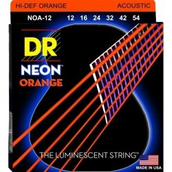 Dr Strings NOA-12 12-54 neon orange struny do gitary akustycznej