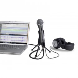 Samson Q2U mikrofon dynamiczny z USB + słuchawki