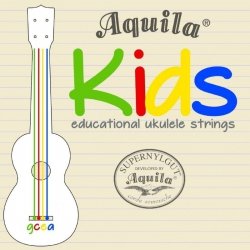 Aquila AQ-138U Kids struny kolorowe ukulele