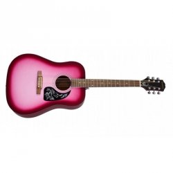 Epiphone Starling Square Shoulder Hot Pink Gitara akustyczna