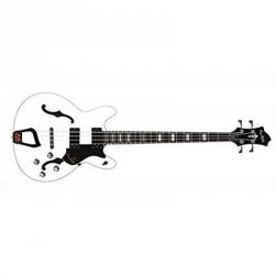 Hagstrom Viking White Gloss gitara basowa biała