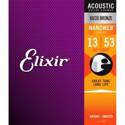 Elixir NanoWeb Bronze HD Light 13-53