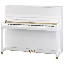 Kawai K-300WH/P pianino akustyczne biały połysk 