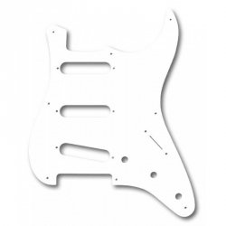 Fender Stratocaster pickguard 57 8-hole white
