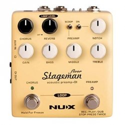 Nux Stageman Floor preamp akustyczny efekt gitarowy