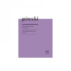 PWM Trzy mazurki op. 60 na fortepian Górecki