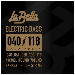 La Bella RX-N5A 40-118 nikiel  struny do basu 5 strunowego