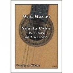 Contra Sonata C-dur K.V.545 na 2 gitary Mozart W.A.