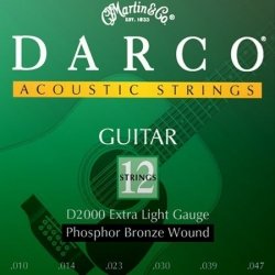 Darco D2000 10-47 struny akustyczne 12 str