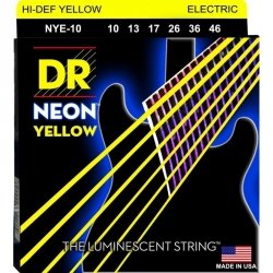DR Strings NYE-10 Neon Yellow struny do gitary elektrycznej 10-46