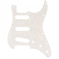 Fender pickguard maskownica biała perła SSS 11 otworów