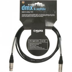 Klotz DMX3K0100 kabel DMX OT206 1m XLR - XLR