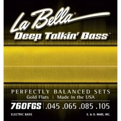 La Bella 760FGS struny basowe 45-105 szlify złote