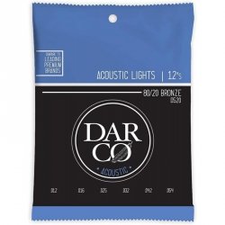 Darco D520 Struny do gitary akustycznej Light 80/20 12-54