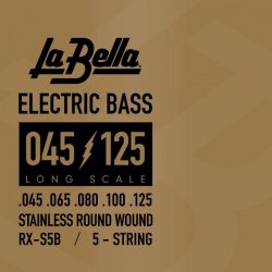 La Bella RX-S5B struny basowe 45-125 stalowe