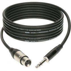 Klotz M1FS1K0500 kabel mikrofonowy XLR F - Jack 3p. 5m