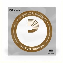 D'Addario PB070 Phosphor Bronze pojedyncza struna do gitary akustycznej .070