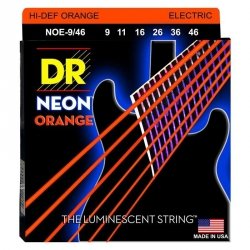 DR Strings NOE-9/46 Neon Orange struny do gitary elektrycznej 9-46
