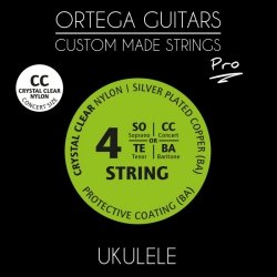 Ortega UKP-CC Crystal Nylon Pro Struny ukulele 24/26