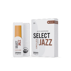 D'Addario Organic Select Jazz 2S Unfiled Alto Sax