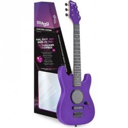 Stagg GAMP 200 PP - gitara elektryczna z wbudowanym głośnikiem