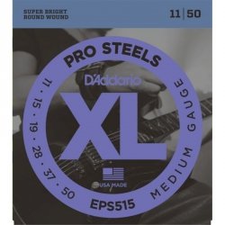 D'Addario EPS515 Pro Steel 11-50 struny elektryczne