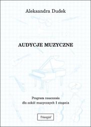 Triangiel Audycje muzyczne Dudek Aleksandra Program nauczania dla szkół muzycznych I stopnia