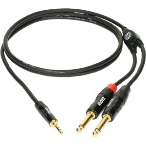 Klotz KY5-090 kabel mini jack stereo-2x jack mono 90cm