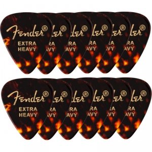 Fender 198-0351-200 351 Classic Shell Extra Heavy zestaw 12 kostek gitarowych