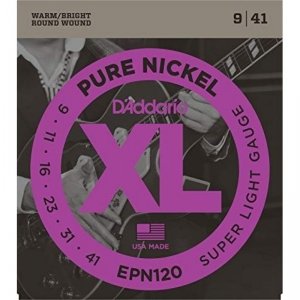 D'Addario EPN120 9-41 Pure Nickel struny elektryczne