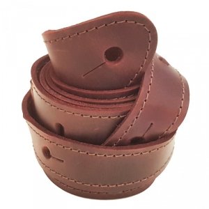 Presto PES-76 pas gitarowy skórzany bordowy