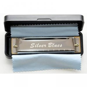 Silver Blues G harmonijka ustna diatoniczna 10 kanałów